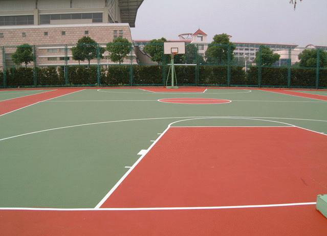 硅P U球场地坪